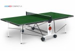Теннисный стол для помещения Compact LX green усовершенствованная модель стола 6042-3 s-dostavka - магазин СпортДоставка. Спортивные товары интернет магазин в Бийске 