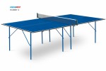 Теннисный стол для помещения swat Hobby 2 blue любительский стол для использования в помещениях 6010 s-dostavka - магазин СпортДоставка. Спортивные товары интернет магазин в Бийске 