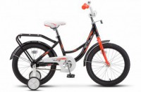 Детский велосипед Stels Flyte 18" Z011 Чёрный красный 2022 - магазин СпортДоставка. Спортивные товары интернет магазин в Бийске 