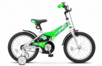 Детский велосипед Stels Jet 16" Z010 зеленый белый  2022 - магазин СпортДоставка. Спортивные товары интернет магазин в Бийске 