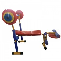 Силовой тренажер детский скамья для жима DFC VT-2400 для детей дошкольного возраста s-dostavka - магазин СпортДоставка. Спортивные товары интернет магазин в Бийске 