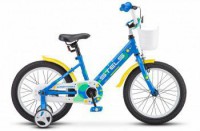 Детский велосипед Stels Captain 16" V010 синий 2022 - магазин СпортДоставка. Спортивные товары интернет магазин в Бийске 