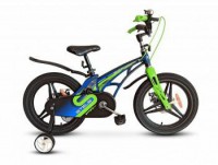 Детский велосипед Stels Galaxy Pro 16" V010 зеленый 2022 - магазин СпортДоставка. Спортивные товары интернет магазин в Бийске 