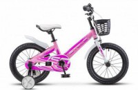 Детский велосипед Stels Pilot-150 16" V010 розовый 2022 - магазин СпортДоставка. Спортивные товары интернет магазин в Бийске 