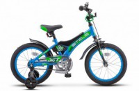 Детский велосипед Stels Jet 16" Z010 синий черный  2022 - магазин СпортДоставка. Спортивные товары интернет магазин в Бийске 