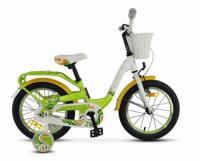 Детский велосипед Stels Pilot-190 16" V030 Зелёный жёлтый белый 2022 - магазин СпортДоставка. Спортивные товары интернет магазин в Бийске 